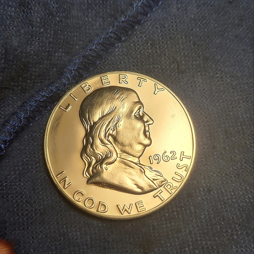 🔥 1962 Franklin Silver Proof Half Dollar - 90% PURE SILVER Coin